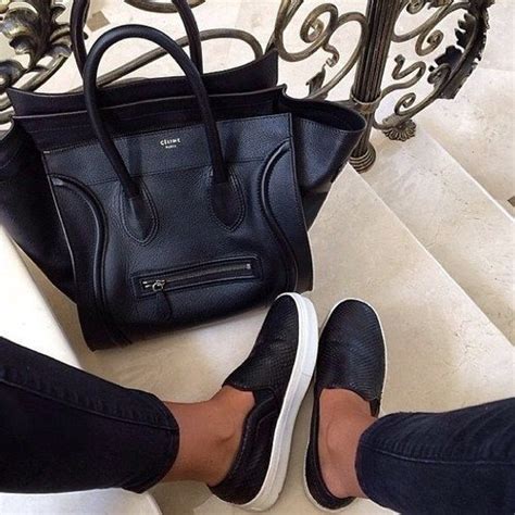 celine slip ons|Celine victoria bag.